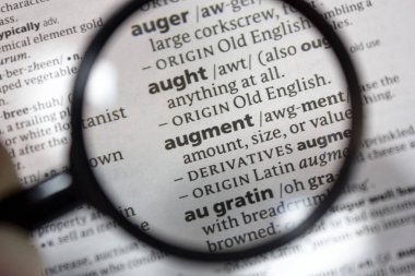 Sözlükte ifade büyütme sözcüğü.