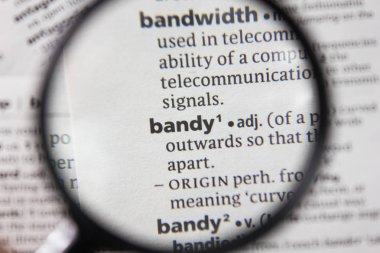 Sözlükteki sözcük veya tümcecik bandy.