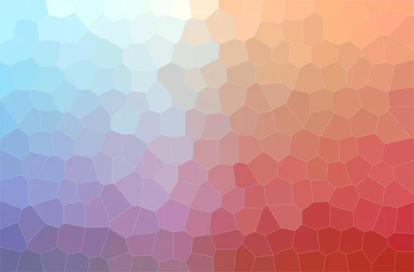 Abstracte Illustratie Van Rood Middelgroot Hexagon Achtergrond — Stockfoto