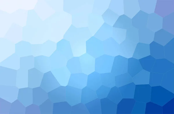 Abstrakt illustration av blå stor Hexagon bakgrund — Stockfoto