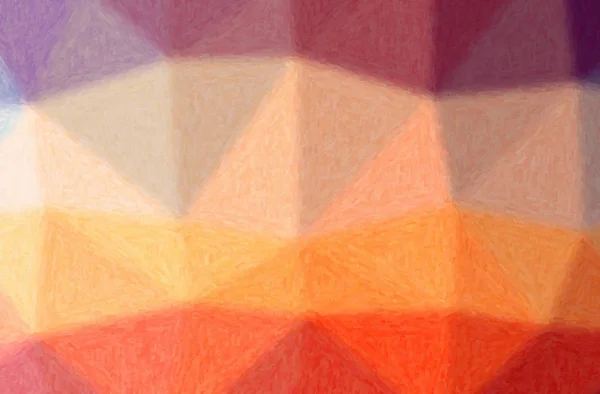 Abstrakcyjne Ilustracja Pomarańczowy Różowy Czerwony Impasto Tło — Zdjęcie stockowe