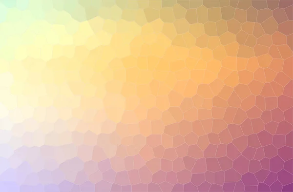 Abstract Illustratie Van Oranje Gele Little Hexagon Achtergrond — Stockfoto