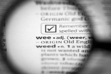 Sözlüğe işeme sözcüğü.