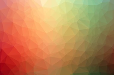 İllüstrasyon soyut turuncu, kırmızı, sarı yatay düşük Poli arka plan. Güzel çokgen tasarım deseni. 
