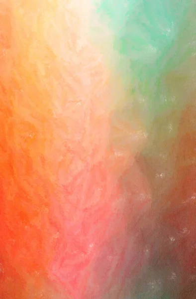 Иллюстрация Абстрактного Оранжевого Зеленого Карандаша Вертикальный Фон — стоковое фото