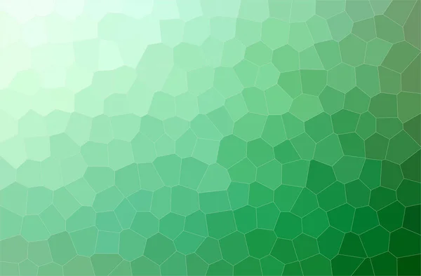 绿色中间大小的抽象例证六边形背景 — 图库照片