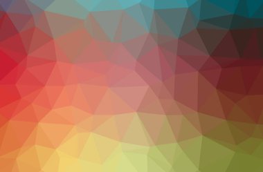 Soyut Yeşil, Turuncu, Pembe, Kırmızı yatay düşük polyester arkaplan. Çok güzel bir çokgen dizaynı. İhtiyaçlarınız için faydalı. 