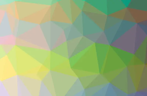 Иллюстрация Абстрактного Зеленого Желтого Горизонтального Низкого Фона Полиэстера Рисунок Дизайна — стоковое фото