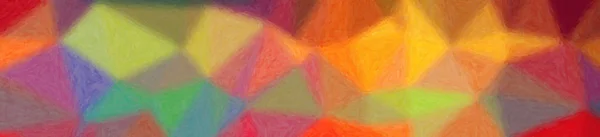 Abstract Illustration Orange Pink Red Impasto Background — Stock Photo, Image