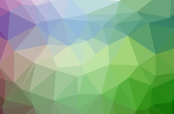 Ілюстрація Абстрактного Зеленого Фіолетового Горизонтального Низького Полі Фону Прекрасний Шаблон — стокове фото