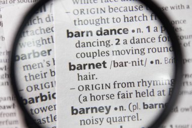 Sözlükteki sözcük veya ifade barnet.