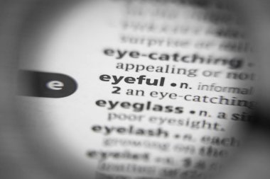 Sözlükte göz alıcı bir kelime ya da cümle. İhtiyaçların için harika bir fotoğraf..