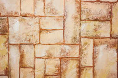 Taş ya da tuğla duvar dokusu arka planı. İhtiyaçların için harika bir fotoğraf.. 