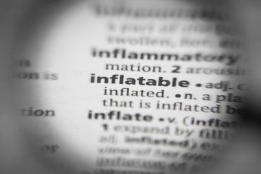 Sözlükte şişirilebilir kelime ya da cümle. İhtiyaçların için harika bir fotoğraf..