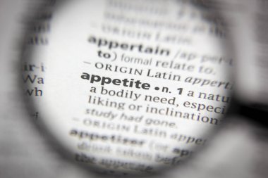Sözlükte kelime ya da cümle iştahı. İhtiyaçların için harika bir fotoğraf..