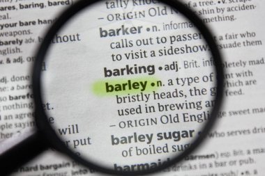 Sözlükte arpa sözcüğü veya deyimi.