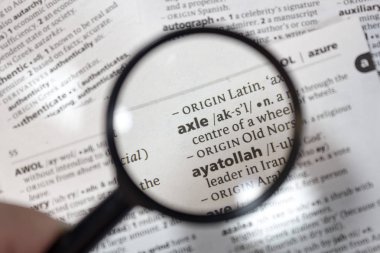 Sözlükte ifade aksı sözcüğü.