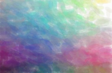 Soyut mavi, sarı ve kırmızı sulu boya arka plan resmi.