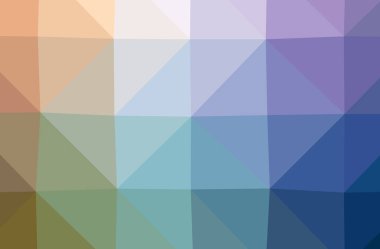 Mavi ve kahverengi yatay düşük poli arka plan resmi. Güzel Çokgen tasarım deseni. İhtiyaçlarınız için yararlı. 