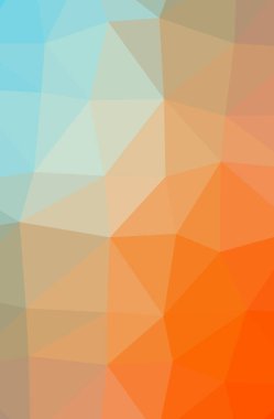 Soyut turuncu dikey düşük Poli arka plan resmi. Güzel çokgen tasarım deseni. 