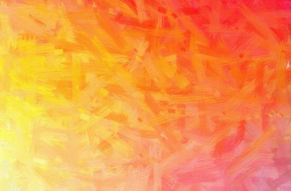 Illustrazione astratta di arancione Bristle Brush Oil Paint sfondo — Foto Stock