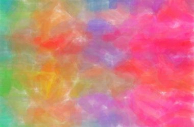 Mavi, yeşil, pembe Suluboya arka plan soyut illüstrasyon