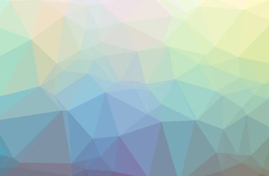 Mavi ve sarı yatay düşük Poli arka plan resmi. Güzel çokgen tasarım deseni. 