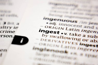 Word or phrase ingest in a dictionary.