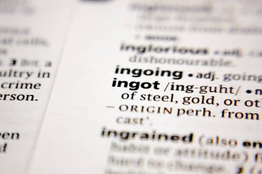 Sözlükte bir sözcük ya da sözcük girdisi.