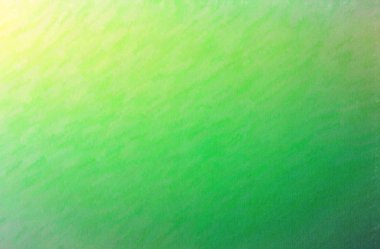 Yeşil, sarı mum boya kalemi arkaplanının soyut çizimi.