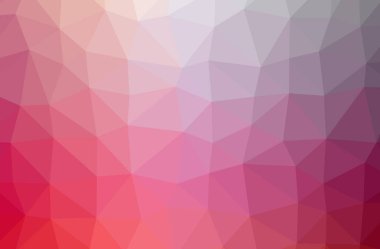 Soyut kırmızı yatay düşük Poli arka plan resmi. Güzel çokgen tasarım deseni. 