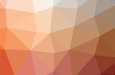 Soyut kahverengi, turuncu yatay düşük poli arka plan resmi. Güzel Çokgen tasarım deseni. İhtiyaçlarınız için yararlı. 
