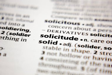 Sözlükte sözlük ya da söz hakkı.