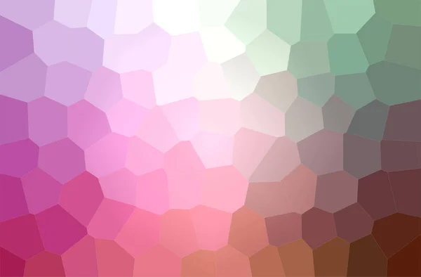 Ilustración Abstracta Fondo Rosa Big Hexagon — Foto de Stock