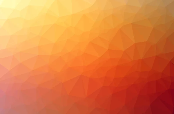 Absztrakt háttér narancssárga vízszintes alacsony poly illusztrációja. Gyönyörű sokszög tervezési minta. — Stock Fotó