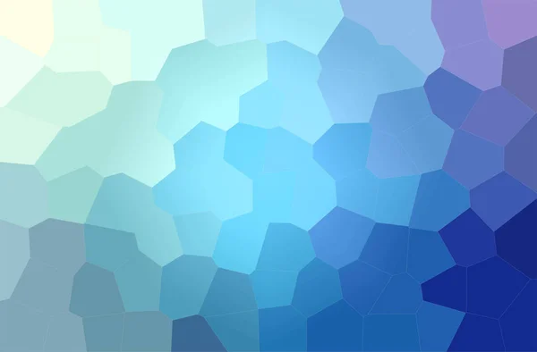 青、紫の大きな六角形背景の抽象的なイラスト — ストック写真
