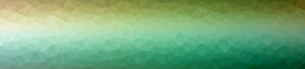 Illustration Abstrakt Grön Gul Fana Låg Poly Bakgrund Vackert Polygonmönster — Stockfoto
