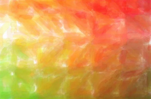 Ilustração abstrata de verde, fundo aquarela laranja — Fotografia de Stock
