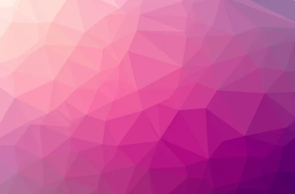 Illusztráció, a háttér absztrakt rózsaszín vízszintes alacsony poli. Gyönyörű sokszög tervezési minta. — Stock Fotó