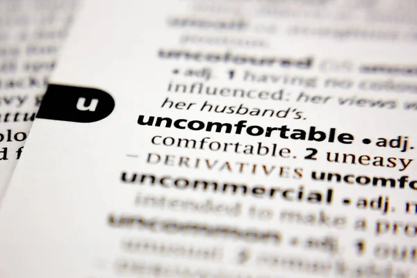 Word or phrase uncomfortable in a dictionary. — 스톡 사진