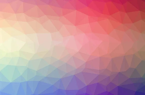 Illustration of abstract Blue, Red horizontal low poly background. Beautiful polygon design pattern. — Stock Photo, Image