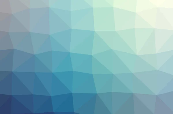 Ilustração de abstrato azul e verde horizontal baixo fundo poli. Belo padrão de design de polígono . — Fotografia de Stock