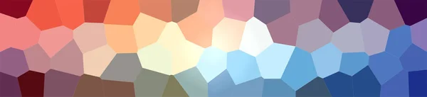 Ilustración abstracta de fondo azul y rojo Big Hexagon —  Fotos de Stock