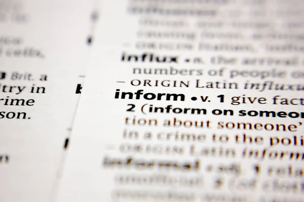 Word or phrase inform in a dictionary. — 스톡 사진