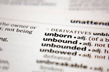 Sözlükte doğmamış sözcük veya cümle.