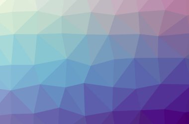 Mavi ve mor yatay düşük Poli arka plan resmi. Güzel çokgen tasarım deseni. 