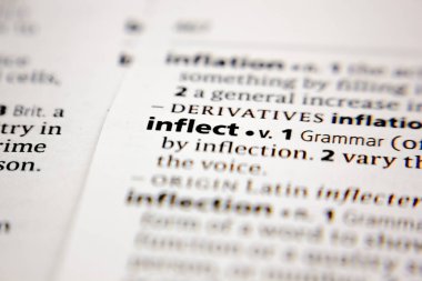 Sözlükte bir sözcük ya da cümle bükülür.