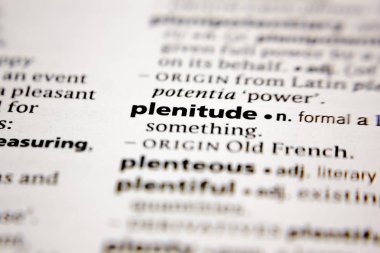 Bir sözlükte sözcük veya ifade bolluğu.