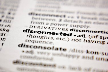 Bir sözlükte sözcük veya ifade kesildi.