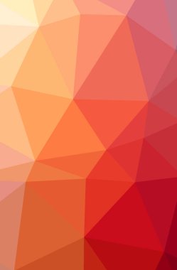 Soyut düşük poli turuncu dikey arka plan resmi.